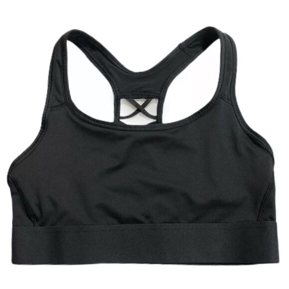 VS Victoria Sport The Player Sport Bra Racerback Black Size S Strappy Back - Picture 9 of 11